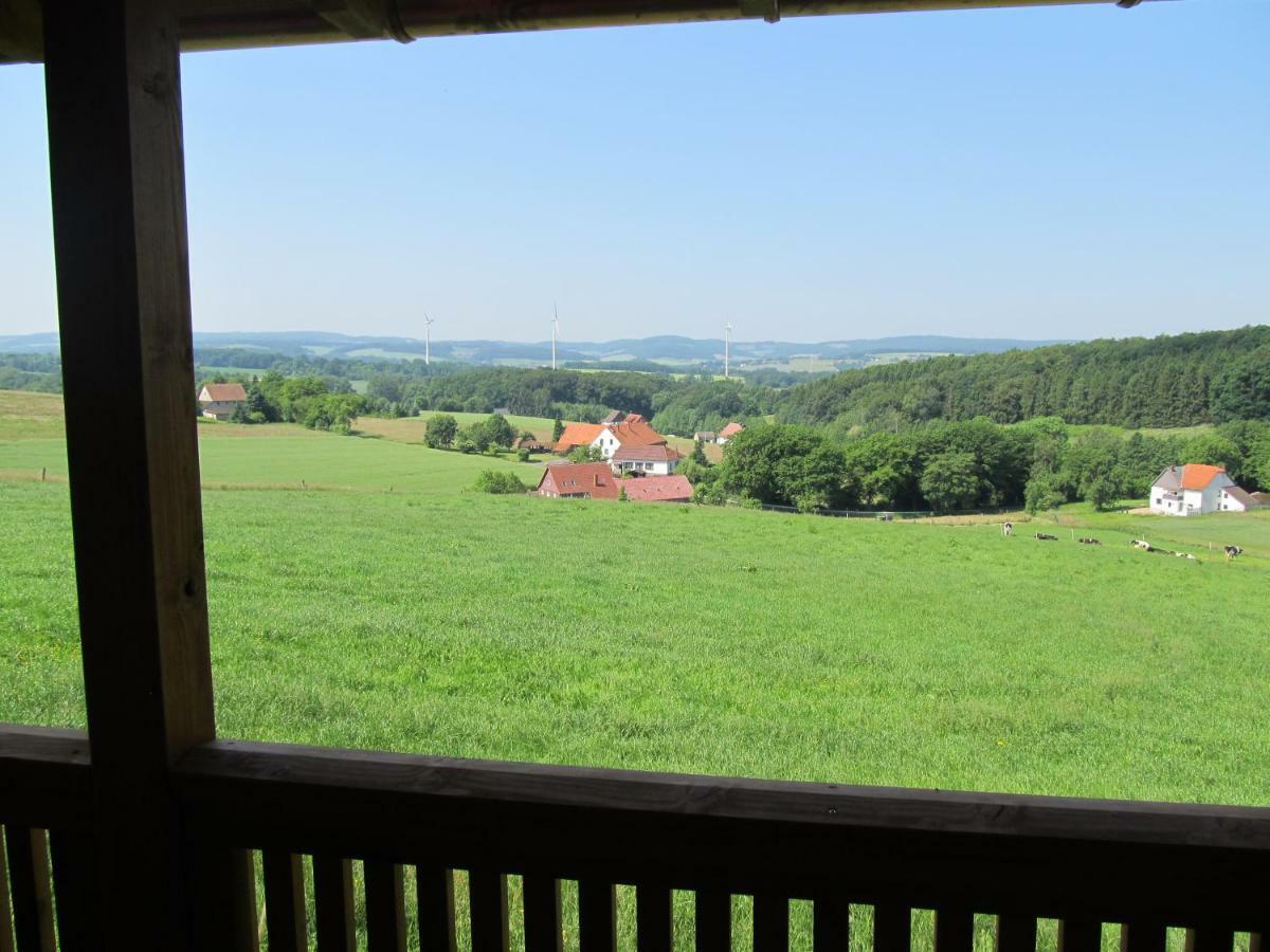 Apartamento Landhaus Panoramablick, Kreth Extertal Exterior foto